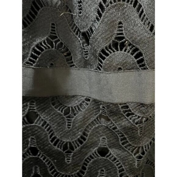 Black Lace‎ Sleeveless Tiered Midi Dress Small - Picture 7 of 7